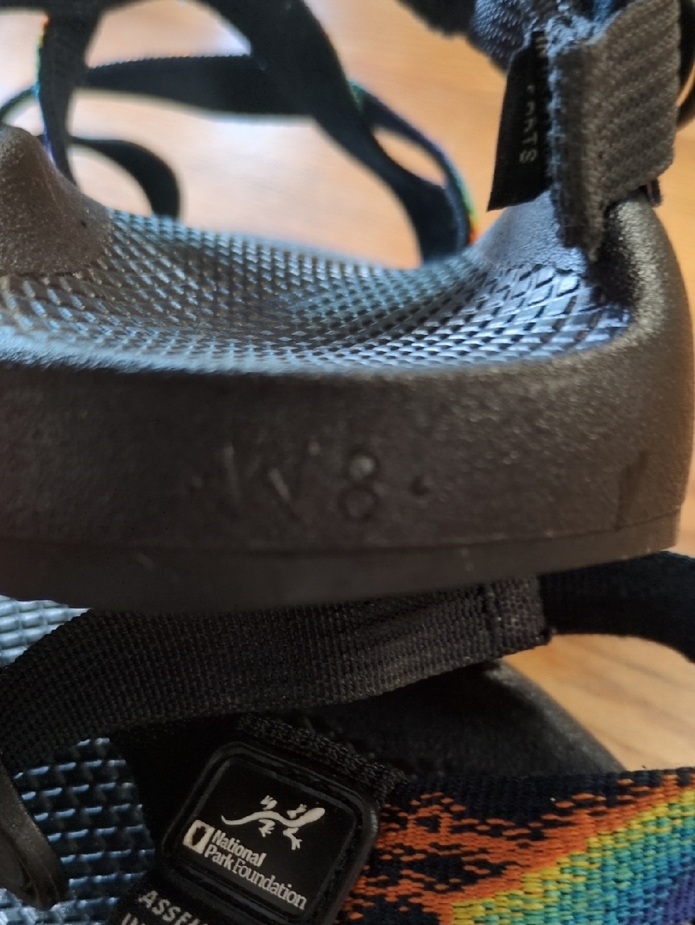 Chaco Z2 Classic National Park Foundation Yellowstone Edition Sandals Size 8 - Picture 8 of 11